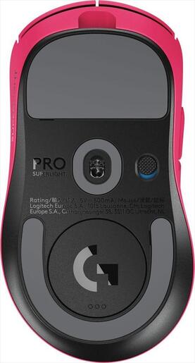 MOUSE WIRELESS USB LOGITECH G PRO X SUPERLIGHT 2 DEX (HERO 2 Sensor, Lightforce Switches), Pink, 910-007373