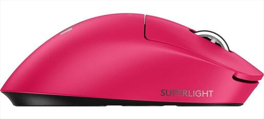 MOUSE WIRELESS USB LOGITECH G PRO X SUPERLIGHT 2 DEX (HERO 2 Sensor, Lightforce Switches), Pink, 910-007373