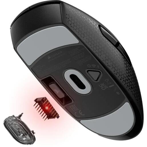MOUSE WIRELESS USB CORSAIR M55 Gaming Mouse, 2.4Ghz+USB, 100-24000DPI, Black, CH-931F000-WW