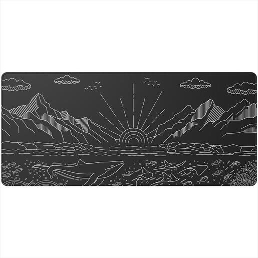 MOUSEPAD Dark Project Nostra Black XL, 900 x 400 x 4, Black