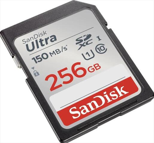 MEMORY CARD SANDISK SDXC 256GB ULTRA 150MB/s  SDSDUNC-256G-GN6IN