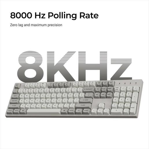 KEYBOARD MECHANICAL KEYCHRON C2 Pro 8K QMK RGB, Full Size, Super Brown switch, C2PX-M3