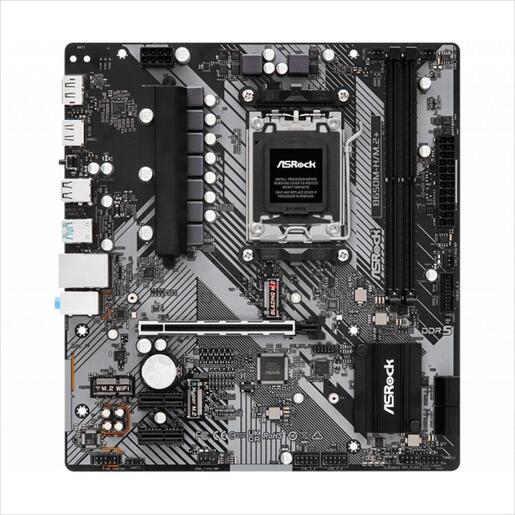 MB AM5 B650M-H/M.2+ ASROCK 4xDDR5 6400+Mhz(O.C.), HDMI, DP, PCI-Ex16 4.0, 2xPCI-Ex1 4.0, M.2 Gen5, M.2 Gen4, 4xSATAIII, 90-MXBMS0-A0UAYZ