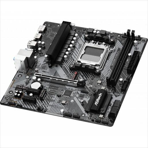 MB AM5 B650M-H/M.2+ ASROCK 4xDDR5 6400+Mhz(O.C.), HDMI, DP, PCI-Ex16 4.0, 2xPCI-Ex1 4.0, M.2 Gen5, M.2 Gen4, 4xSATAIII, 90-MXBMS0-A0UAYZ
