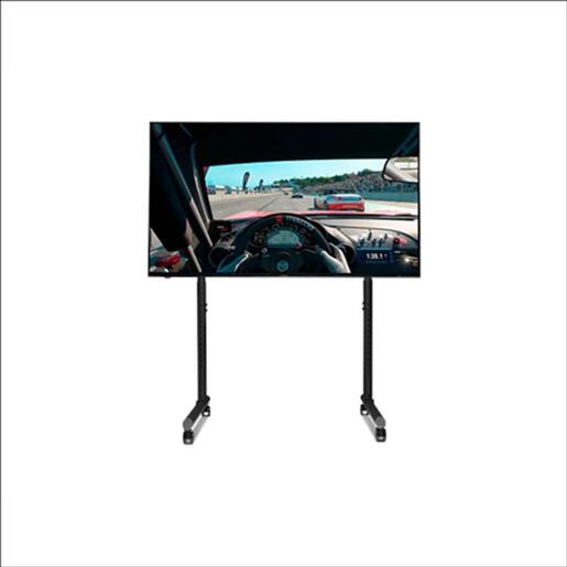 GAMING WHEEL MONITOR STAND ROUND TUBE FREESTANDING SINGLE NEXT LEVEL RACING, 21"-65", 24kg MAX, NLR-R010