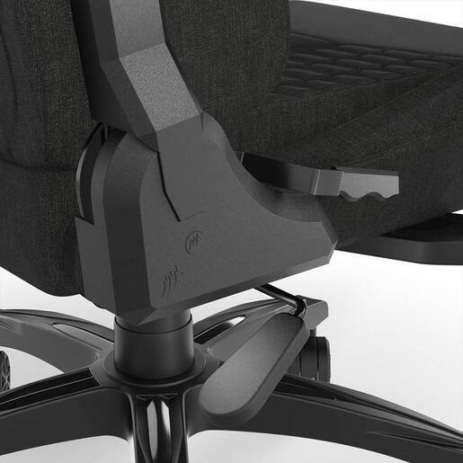 GAMING CHAIR CORSAIR TC100 RELAXED FABRIC, 120KG MAX, Black, CF-9010051-WW