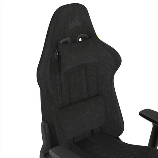 GAMING CHAIR CORSAIR TC100 RELAXED FABRIC, 120KG MAX, Black, CF-9010051-WW