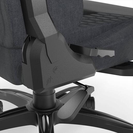 GAMING CHAIR CORSAIR TC100 RELAXED FABRIC, 120KG MAX, Black/Grey, CF-9010052-WW