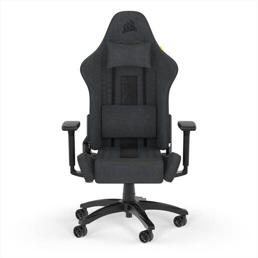 GAMING CHAIR CORSAIR TC100 RELAXED FABRIC, 120KG MAX, Black/Grey, CF-9010052-WW