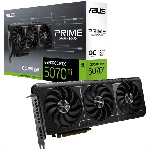 VGA ASUS RTX 5070 Ti PRIME OC Edition 16GB GDDR7, 3xDP, 1xHDMI, 90YV0MF0-M0NA00