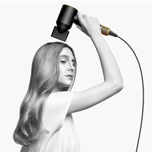 Dyson Supersonic HD07, Prussian Blue/Rich Copper (Curly+Coily) фен за коса