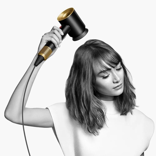 Dyson Supersonic HD07, Prussian Blue/Rich Copper (Curly+Coily) фен за коса