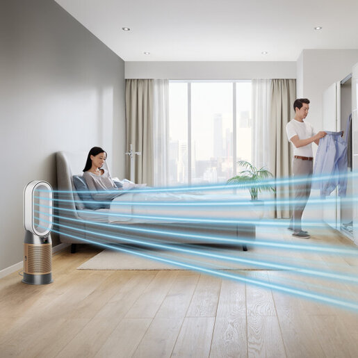 Dyson Pure Hot & Cool Formaldahyde HP09 Nickel/Gold прочистувач на воздух