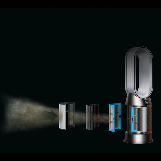 Dyson Pure Hot & Cool Formaldahyde HP09 Nickel/Gold прочистувач на воздух