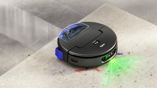 Dyson Spot+Scrub AI Black/Blue роботска правосмукалка