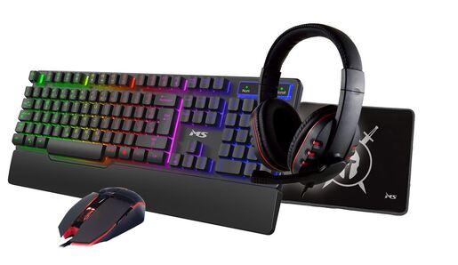 MS ELITE C501 4во1,тастатура,глушец,слушалки,подлога