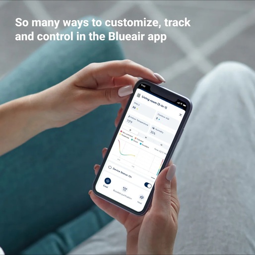 Blueair ComfortPure 3in1 Small T10i прочистувач на воздух