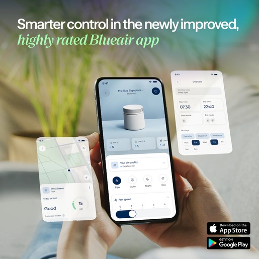 Blueair Blue Signature Large Dark прочистувач на воздух