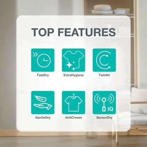Gorenje DG2P9D сушара со топлинска пумпа