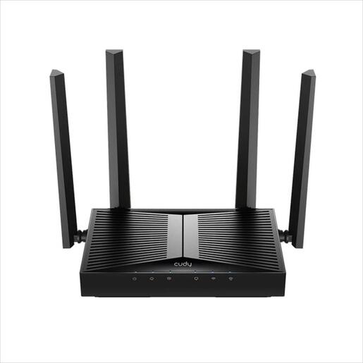NET ROUTER WIRELESS DUAL BAND Wi-Fi 7 BE3600 CUDY WR3600, w/4 antennas, 1x WAN 2.5G port, 4x LAN 100/1000 ports
