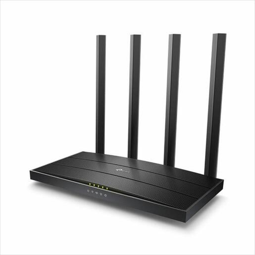 NET ROUTER WIRELESS TP-LINK ARCHER C6 V4, AC1200, Dual Band, MU-MIMO, 5xGb Ports, 5GHz, w/4 antennas