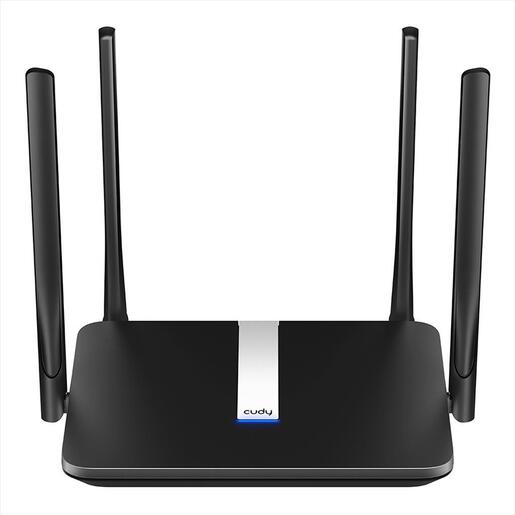 NET ROUTER WIRELESS DUAL BAND AC1200 4G LTE CUDY LT500 w/4 antennas, 1x WAN 10/100 port, 3x LAN 10/100 ports