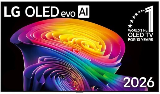 LG 55" OLED evo AI TV OLED55C61LA, 4K UHD, webOS Smart TV, Dolby Vision