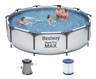 BESTWAY 56408 Steel Pro 305x76cm монтажен базен со филтер пумпа