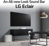 LG Eclair QP5 Sound Bar 3.1.2ch, 320W Power, Dolby Atmos & DTS:X with Upfiring Height Speakers Compact Design, 4K & HDR Passthrough, Black - 2021