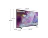 SAMSUNG QLED QE75Q60A AUXXH UHD Smart TV,75" (190cm),  3100Hz, Quantum HDR, Wifi телевизор