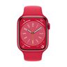 Apple Watch Series 8 GPS 41mm RED Aluminium Case with RED Sport Band - Regular, smart watch