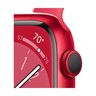 Apple Watch Series 8 GPS 41mm RED Aluminium Case with RED Sport Band - Regular, smart watch