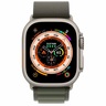 Apple Watch Ultra Cellular mnhj3se/a 49mm, Titanium Case, Green Alpine Loop - Small