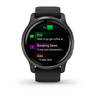 Garmin Venu 2 010-02430-11, Slate Black, 45mm, smart watch