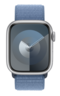 Apple Watch Series 9 GPS 41mm Silver Aluminium Case with Winter Blue Sport Loop