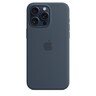 Apple iPhone 15 Pro Max Silicone Case со MagSafe, Storm Blue