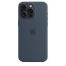 Apple iPhone 15 Pro Max Silicone Case со MagSafe, Storm Blue