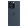 Apple iPhone 15 Pro Silicone Case со MagSafe, Storm Blue