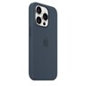 Apple iPhone 15 Pro Silicone Case со MagSafe, Storm Blue