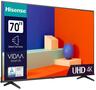 Hisense LED 70" 70A6K, 4K Ultra HD, Smart TV, VIDAA U6, Dolby Vision, DTS Virtual X, AI 4K Upscaler **МОДЕЛ 2023**
