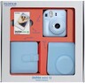 FUJIFILM INSTAX Mini 12 Bundle Box Инстант филм камера (Pastel Blue)