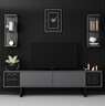 ТВ комода + ѕидни полици Black Line - Anthracite, Black 618BLY1139