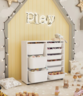 Детски плакар Play - бел CAGLA-9-BYZ