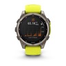 Garmin Fenix 8 Sapphire SOLAR, Titanijski sa silikonskim remenom jarke žute/grafitne boje, 010-02906-21