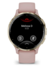 Garmin Venu 3S, Dust Rose Soft Gold, 41mm, 010-02785-03