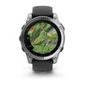 Garmin Fenix E,  010-03025-00 нерѓосувачки челик и силиконско ремче
