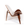 Shell Armchair White Premium