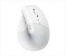MOUSE WIRELESS LOGITECH LIFT VERTICAL ERGONOMIC OPTICAL w/ Bluetooth Logi Bolt, Off-White, 910-006475