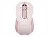 MOUSE WIRELESS USB LOGITECH M650 L (for large-sized hands) Rose Silent Logi Bolt w/Bluetooth, 910-006237