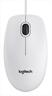 MOUSE WIRED USB LOGITECH B100 WHITE 910-003360